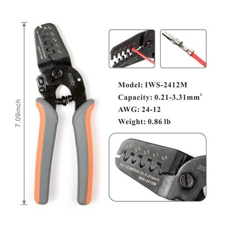 Iwiss Iws Jst Xh Connectors Kit Mini Hand Crimping Pliers Set