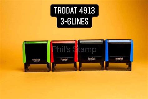 Trodat Personalized Stamp Cod Lazada Ph