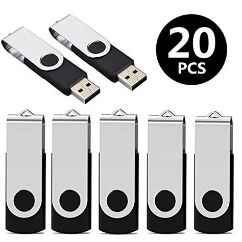 Aiibe 32GB USB Stick Bulk USB Flash Drive 32GB 20 Pack USB 2.0 Thumb ...