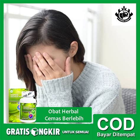 Jual Obat Herbal Cemas Berlebih Kecemasan Berlebihan Kapsul Ekstrak