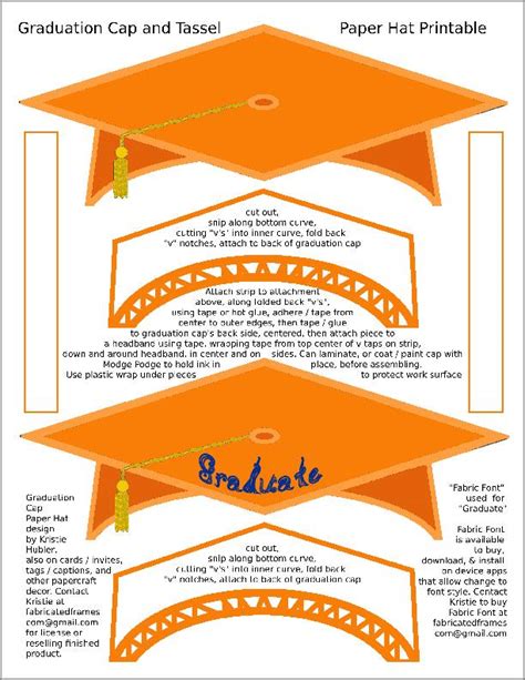 Graduation Cap Template