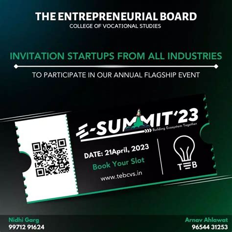 E Summit 2023 Tebcvs Shaheed Sukhdev College Of Business Studies