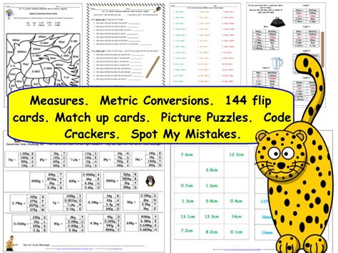 Measures Conversion Ks2 Y5 Y6 Convert Between Different Units Of Metric Measure Teaching