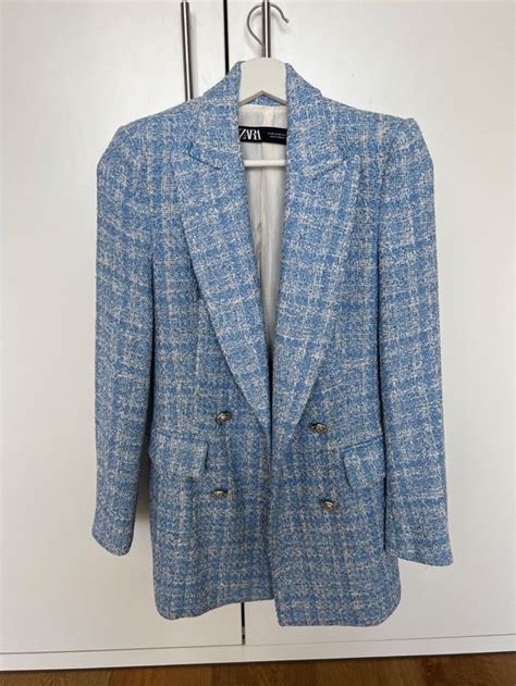 Zara Tweed Blazer Coat Xs Kaufen Auf Ricardo