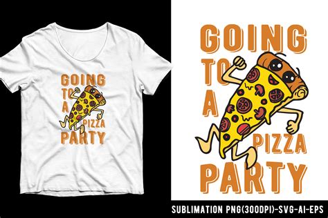 Pizza Funny T-shirt Design Graphic by IRSHOP · Creative Fabrica