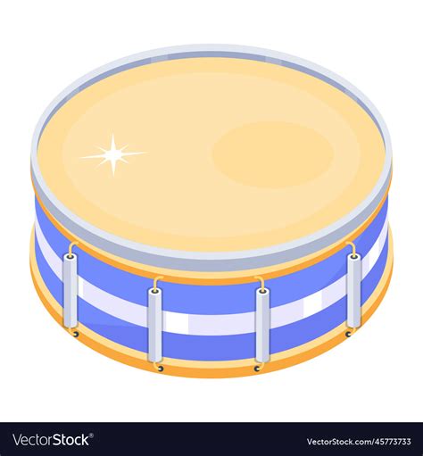 Plena drum Royalty Free Vector Image - VectorStock