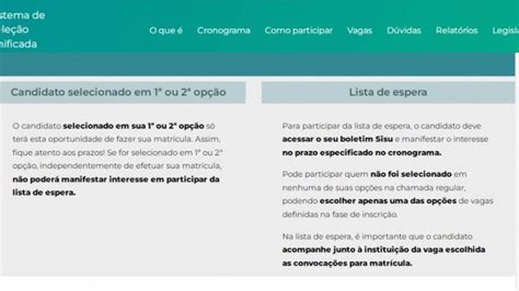 Lista de espera do Sisu 2022 começa hoje 22 02 o que é e como funciona