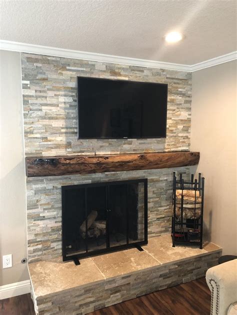 Wood Plank Fireplace Mantels Fireplace Guide By Chris