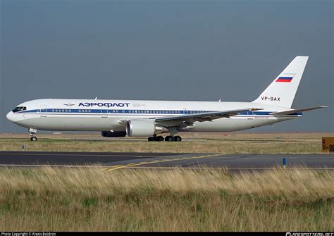 VP BAX Aeroflot Russian Airlines Boeing 767 36NER Photo By Alexis