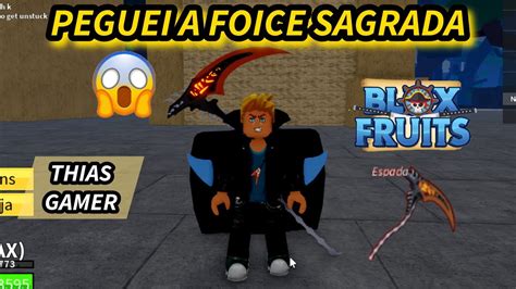 Consegui Pegar A Foice Sagrada No Blox Fruits Bloxfruits Roblox