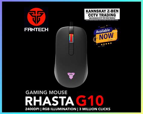 Fantech G10 Rhasta Black Gaming Mouse Computers And Tech Parts And Accessories Mouse And Mousepads