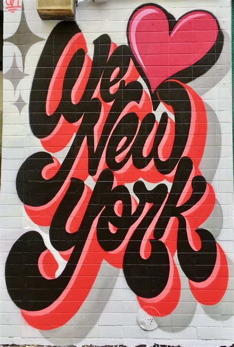 We Love New York Mural By Queen Andrea The Worley Gig