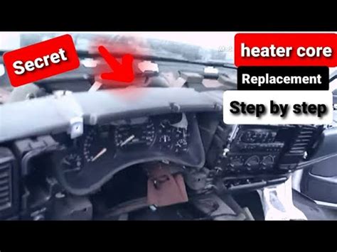 Heater Core Replacement Guide 1997 2006 Gmc Chevy YouTube