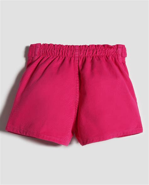 Riachuelo Short Jeans Color Infantil Clochard A Rosa Pool By