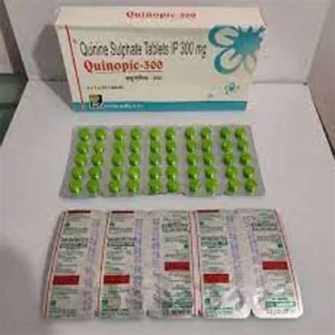 Qunopic 300 Tablets At ₹ 210strip Quinine Sulphate Tablets In Nagpur Id 26052326448