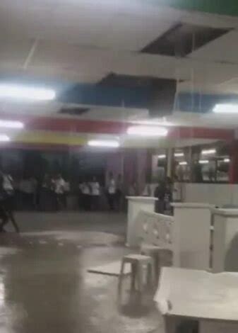 Teto De Escola Estadual De Santos Desaba Durante Fortes Chuvas Litoral Sp