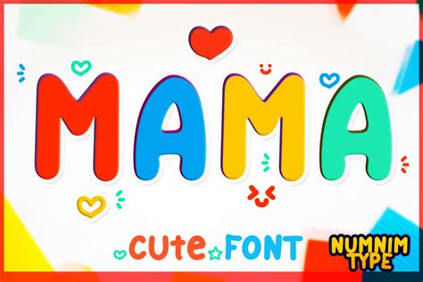 Mama Font by numnim · Creative Fabrica