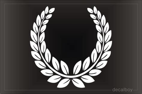 Laurel Wreath Decals Stickers Decalboy