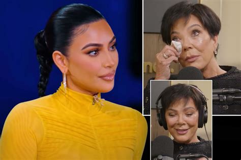 Kris Jenner Cant Hold Back Tears While Listening To Kim Kardashian