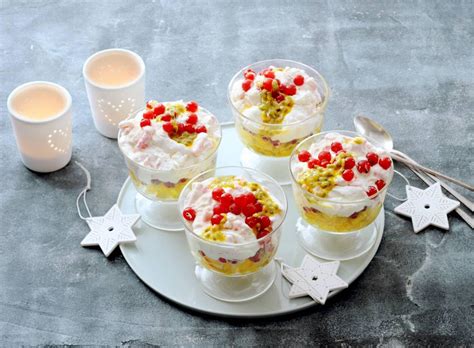 Trifle Met Meringue Mango En Passievrucht Recept Allerhande Albert