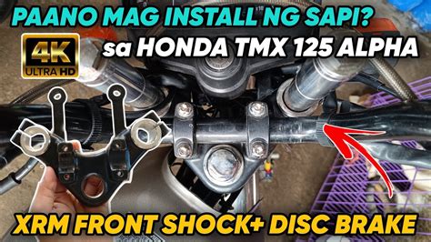 Paano Mag Install Ng Sapi Boshing Sa Honda Tmx Alpha Gamit Ang