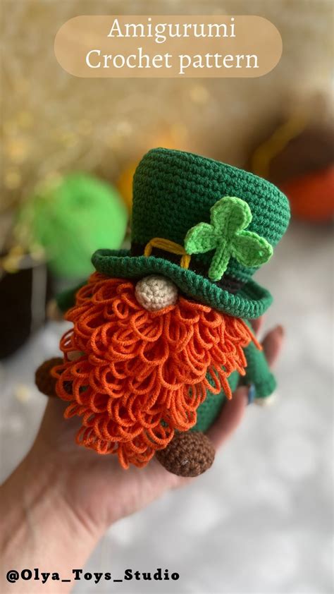 Leprechaun Gnome Crochet Pattern St Patrick S Day Gnome Pattern