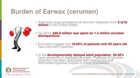 PPT AAO HNSF Clinical Practice Guideline Update Earwax Cerumen