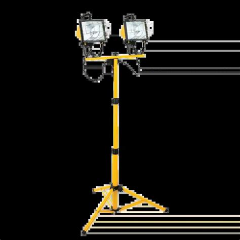 1000w Twin Halogen Work Lights W Adj Tripod • Tool Academy