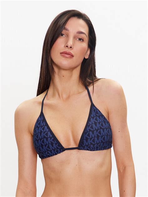 Michael Kors Set Bikini Τριγωνάκι Σκούρο μπλε Skroutz gr