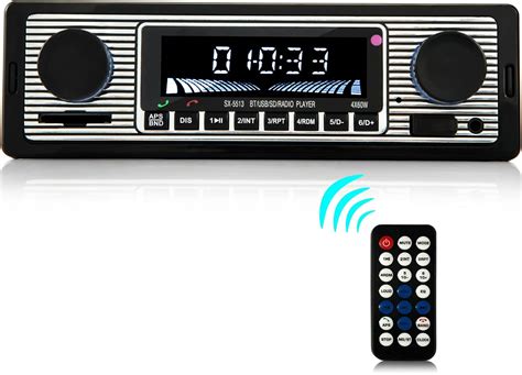 Amazon Ifrego Vintage Classic Bluetooth Car Stereo Fm Radio