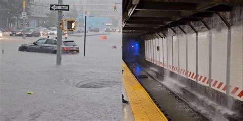 Videos Fuertes Lluvias En Nueva York Causan Inundaciones Y Estado De Emergencia