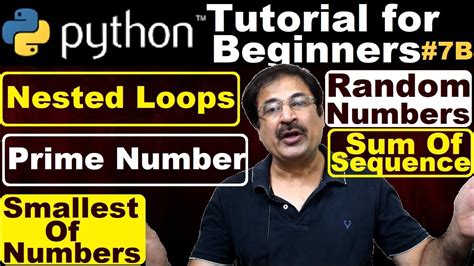 Python Nested Loop Example Random Number Generator Python Prime Number In Given Range In