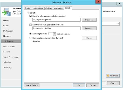 Script Settings User Guide For Vmware Vsphere