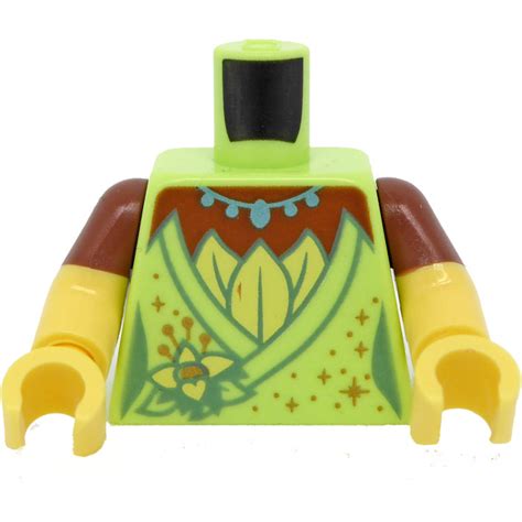 Lego Minifig Torso Tiana With Decoration Brick Owl