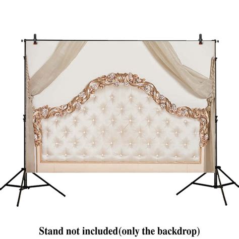 Hellodecor X Ft Photography Backdrops White Tufted Painted Headboard