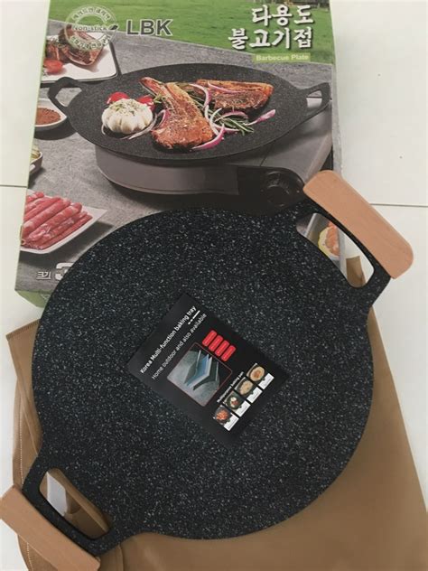 Korean Non Stick Hot Plate Bbq Grill Pan Furniture And Home Living