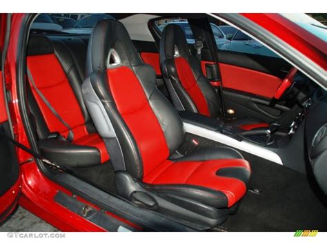 Black/Red Interior 2004 Mazda RX-8 Sport Photo #57461470 | GTCarLot.com