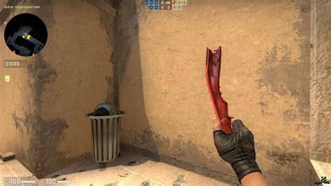 Kukri Red Crystal Knife Counter Strike Global Offensive Weapon