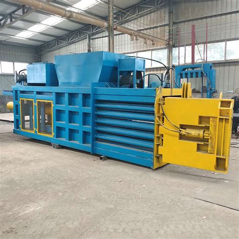 Automatic Horizontal Hydraulic Baler For Waste Recycling The Sorting