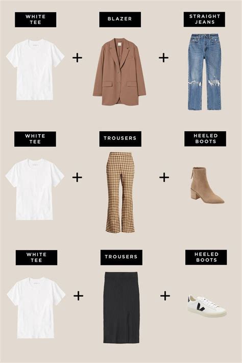 7 No Fail Ways To Wear Your White Tee Quick Outfits New Look Clothes