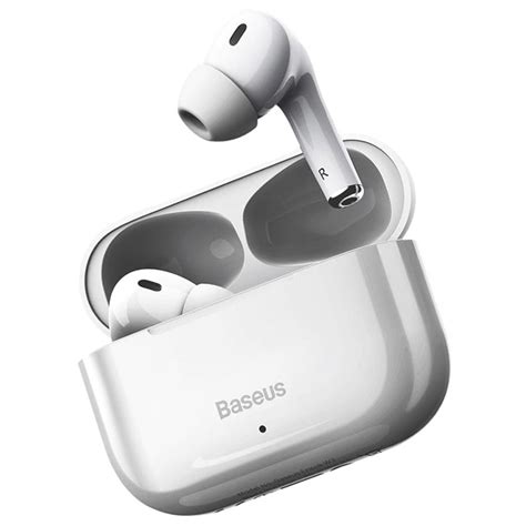 Baseus Encok True Wireless Earphones W3 White Bold Genuss Online Store