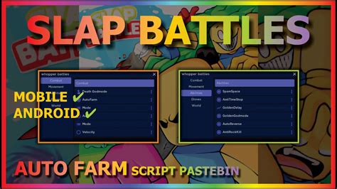 Slap Battles Script Mobile Auto Farm Slap Aura Antis More Best