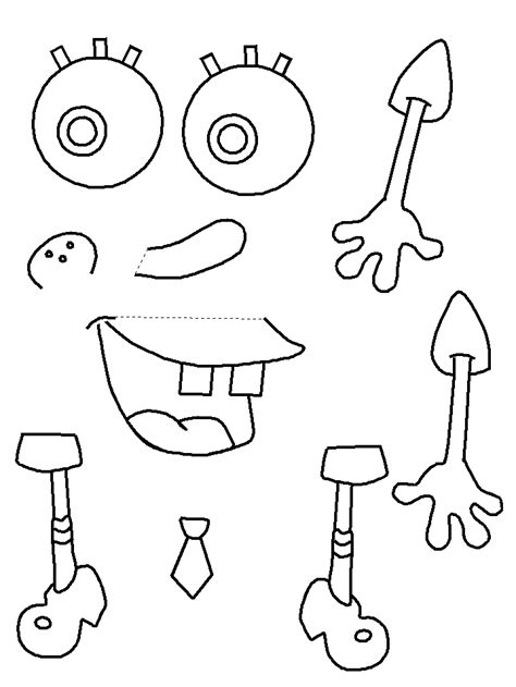 Spongebob Paper Crafts Printable