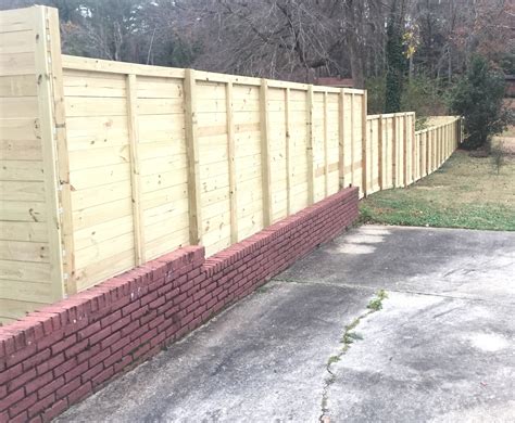 Wood Fences Designs Accurate Fence Atlanta Fence Company