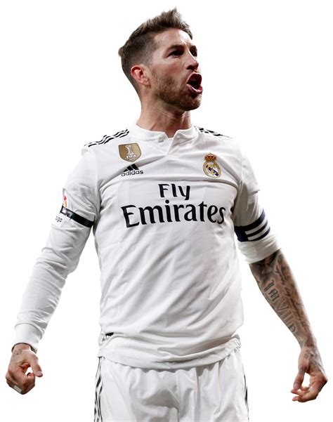 Sergio Ramos Real Madrid Football Render Footyrenders