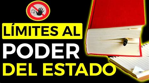 Cómo LIMITA el PODER del Estado una CONSTITUCIÓN Importancia y