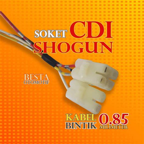 Jual Soket CDI Shogun MegaPro GLpro 4 Pin Kabel Bintik Shopee Indonesia