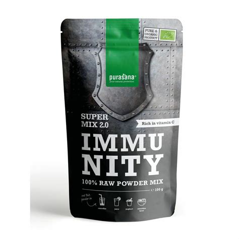 Purasana Immunity Raw Powder Mix Gr Plein Nl