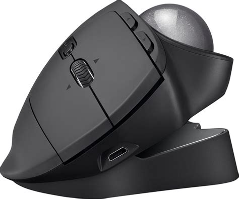 Logitech MX ERGO Plus Wireless Trackball Mouse, Graphite (910-005178 ...