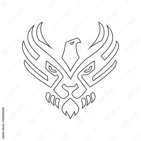 Lion And Eagle Logo Design Stock Vector Adobe Stock